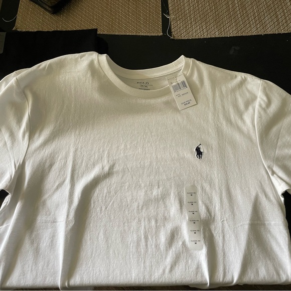 (2) Polo Ralph Lauren Classic Fit V-Neck T-Shirts / NWT / Size Medium - Picture 8 of 11